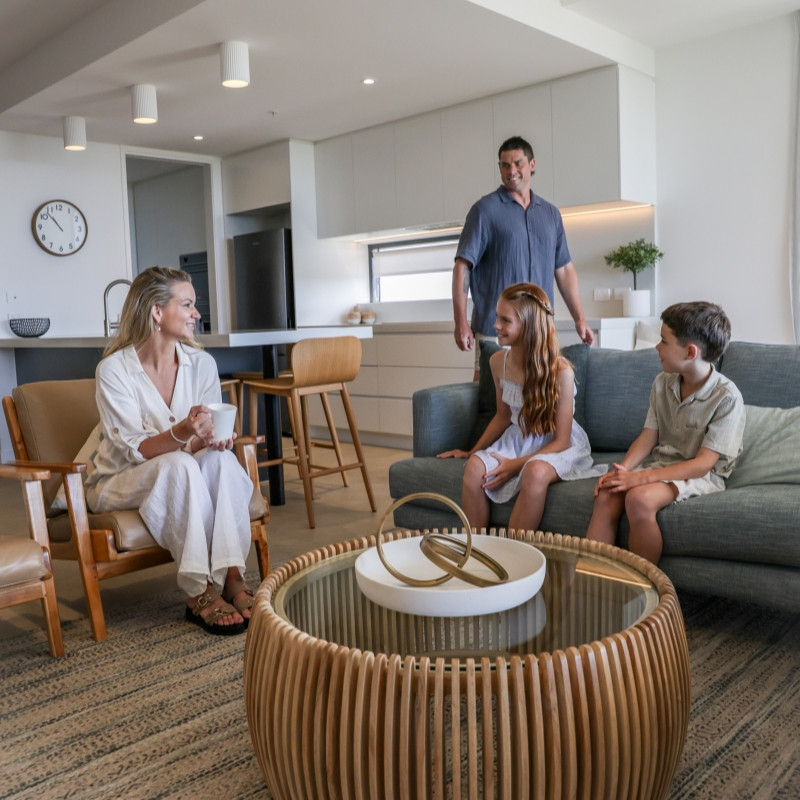 family in sunshine coast rental